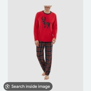 Eddie Bauer Red and Blue Men’s Pajama Set